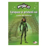Carapace si prietenii sai. Carte de colorat