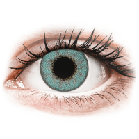 Lentile de contact colorate TopVue Daily Color - Turquoise - lentile zilnice cu dioptrie (2 lentile)
