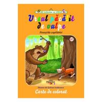Ursul pacalit de vulpe. Povestile copilariei - Carte de colorat