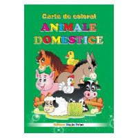 Animale domestice. Carte de colorat