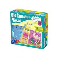 Elefantelul vesel - Forme, culori, fructe si legume