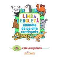 Limba engleza: Animale de pe alte continente (Colouring Book)