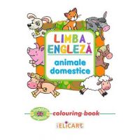 Limba engleza: Animale domestice (Colouring Book)