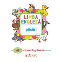 Limba engleza: Pasari (Colouring Book)