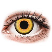 Lentile de contact colorate CRAZY LENS - Midnight Sun - lentile zilnice cu dioptrie (2 lentile)