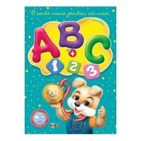 Abc + 123 cu 70 autocolante - Inesa Tautu