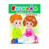 Coloram impreuna cu cei mici. Primele cuvinte