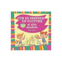 Cum sa desenezi un fluture si alte modele 4-6 ani