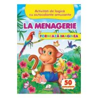 La menagerie: Formeaza imaginea. 50 autocolante