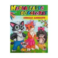 Marea carte de colorat: Animale amuzante