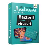 Bacterii si virusuri. Carti de joc Montessori pentru 6-12 ani