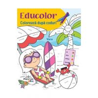 Educolor: Vara. Coloreaza dupa coduri