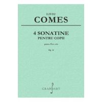 4 sonatine pentru copii pentru pian solo Op.14 - Liviu Comes