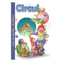 Carte de activitati cu 48 stickere: Circul