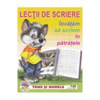 Lectii de scriere. Invatam sa scriem in patratele
