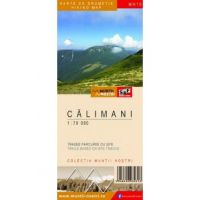 Muntii Calimani - Harta de drumetie - Muntii nostri