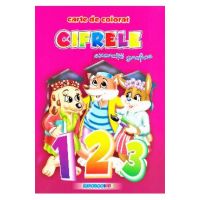 A5 - Cifrele - Exercitii grafice - Carte de colorat
