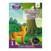 Corbul si vulpea. Fabulele lui Esop: Nivelul 1
