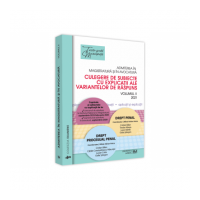 Admiterea in magistratura si in avocatura. Culegere de subiecte cu explicatii ale variantelor de raspuns. Vol. II - Drept penal, Drept procesual penal