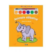 Animale salbatice - Miracolul culorilor - Carte de colorat