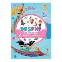 Disney Printese: Desene de poveste. Carte cu autocolante