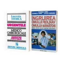 Set 2 carti - Ingrijirea omului bolnav si a omului sanatos si Urgentele medico-chirurgicale