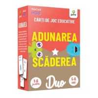 Adunarea. Scaderea. Carti de joc educative