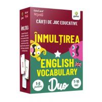 Inmultirea. English Vocabulary. Carti de joc educativ
