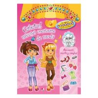 Caietul micutei creatoare de moda. Accesorii, machiaj, coafuri (roz)