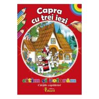 Capra cu trei iezi. Citim si coloram