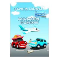 Carte de colorat cu abtibilduri - Mijloace de transport