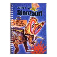Agenda cu dinozauri. Agenda scolara permanenta