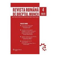 Revista Romana de dreptul muncii nr. 4/2020