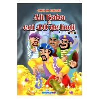 Ali Baba si cei 40 de hoti - Carte de colorat