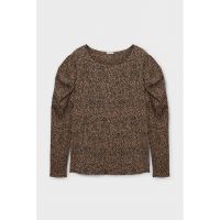 Bluza cu model si maneci bufante