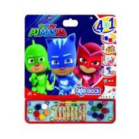 Set Eroi in pijamale pentru desen Giga Block 4 in 1, As games