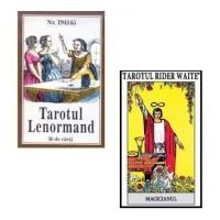 Pachet format din 2 seturi de carti Tarot, Rider Waite, Tarotul Lenormand - Mademoiselle Lenormand