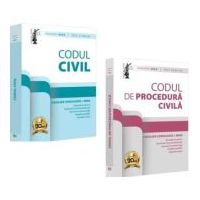 Pachet Codul civil si Codul de procedura civila Ianuarie 2024. Editii tiparite pe hartie alba - Dan Lupascu