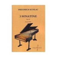 3 sonatine. Opus 20 pentru pian - Friedrich Kuhlau