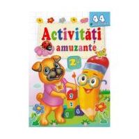 Activitati amuzante. Catelusul Mops 44 autocolante 2 ani+