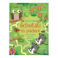 Scrie si sterge. Activitati in padure (Usborne) - Usborne Books