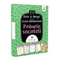 Scrie si sterge! pentru prescolari mici. Primele socoteli. 32 fise de lucru refolosibile