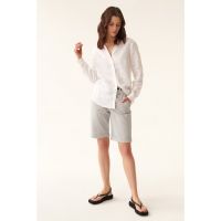 Bermude chino cu model in dungi