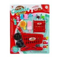 Carucior cumparaturi + accesorii, 1 set/cutie