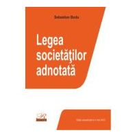 Legea societatilor adnotata - Sebastian Bodu