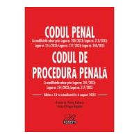 Codul penal. Codul de procedura penala. Editia a 13-a actualizata la 6 august 2023 - Dragos Bogdan, Petrut Ciobanu