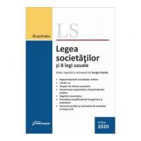 Legea societatilor si 8 legi uzuale. Actualizata 23 septembrie 2020 - Sergiu Golub