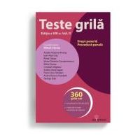 Teste grila. Editia a 8-a. Vol. 2. Drept penal • Procedura penala - Mihail Udroiu