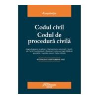 Codul civil. Codul de procedura civila. Actualizat la 1 septembrie 2023