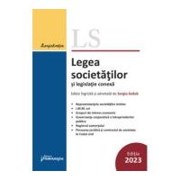 Legea societatilor si legislatie conexa. Actualizata 10 septembrie 2023 - Sergiu Golub